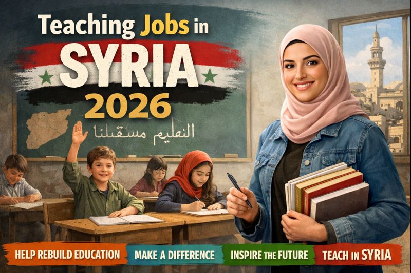 Teaching Jobs in Syria 2026