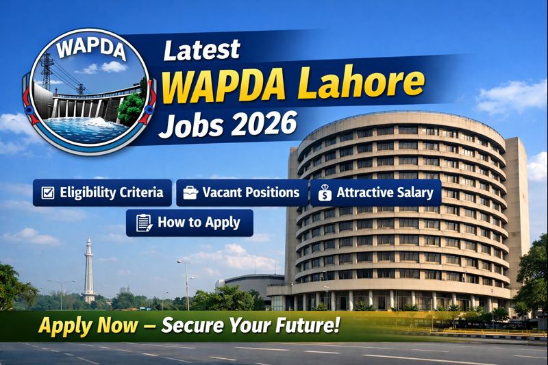 Latest WAPDA Lahore Job 2026