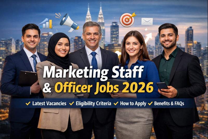 Marketing Staff & Officer Jobs 2026