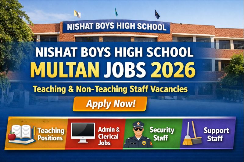Nishat Boys High School Multan Jobs 2026