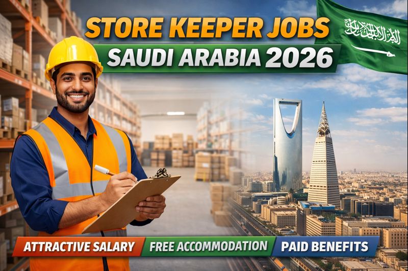 Store Keeper Jobs Saudi Arabia 2026