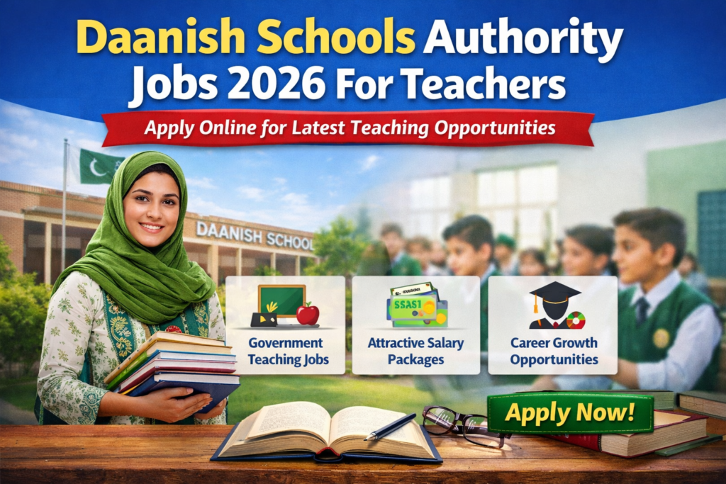 Daanish Schools Authority Jobs 2026 For Teachers 