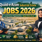 Quaid-e-Azam Industrial Estate Jobs 2026